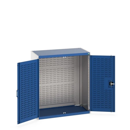 40021200 - Armoire CUBIO SMF-10612-24 - Avec Portes à Bacs et Fond à Bacs - LxPxH 1050x650x1200mm - Bleu Gentiane RAL 5010 40021200 - Armoire CUBIO SMF-10612-24 - Avec Portes à Bacs et Fond à Bacs - LxPxH 1050x650x1200mm - Bleu Gentiane RAL 5010