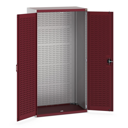 40021128 - Armoire CUBIO SMF-10620-24 - Avec Portes à Bacs et Fond à Bacs - LxPxH 1050x650x2000mm - Rouge Pourpre RAL 3004 40021128 - Armoire CUBIO SMF-10620-24 - Avec Portes à Bacs et Fond à Bacs - LxPxH 1050x650x2000mm - Rouge Pourpre RAL 3004