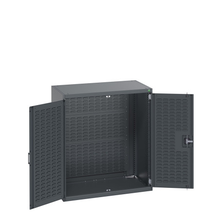 40021200 - Armoire CUBIO SMF-10612-24 - Avec Portes à Bacs et Fond à Bacs - LxPxH 1050x650x1200mm - Full Gris Anthracite RAL 7016 40021200 - Armoire CUBIO SMF-10612-24 - Avec Portes à Bacs et Fond à Bacs - LxPxH 1050x650x1200mm - Full Gris Anthracite RAL 7016