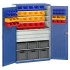 40022096 - Armoire CUBIO SMF-13620-3 - Porte à Bacs, 6 Tablettes, 48 Bacs, 6 Eurobox - LxPxH 1300x650x2000mm - Bleu Gentiane RAL 5010 40022096 - Armoire CUBIO SMF-13620-3 - Porte à Bacs, 6 Tablettes, 48 Bacs, 6 Eurobox - LxPxH 1300x650x2000mm - Bleu Gentiane RAL 5010