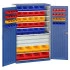 40022057 - Armoire CUBIO SMF-13620-23 - Portes à Bacs, 7 Tablettes, 3 Tiroirs, 65 Bacs - LxPxH 1300x650x2000mm - Bleu Gentiane RAL 5010 40022057 - Armoire CUBIO SMF-13620-23 - Portes à Bacs, 7 Tablettes, 3 Tiroirs, 65 Bacs - LxPxH 1300x650x2000mm - Bleu Gentiane RAL 5010