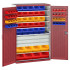 40022057 - Armoire CUBIO SMF-13620-23 - Portes à Bacs, 7 Tablettes, 3 Tiroirs, 65 Bacs - LxPxH 1300x650x2000mm - Rouge Pourpre RAL 3004 40022057 - Armoire CUBIO SMF-13620-23 - Portes à Bacs, 7 Tablettes, 3 Tiroirs, 65 Bacs - LxPxH 1300x650x2000mm - Rouge Pourpre RAL 3004