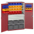 40022096 - Armoire CUBIO SMF-13620-3 - Porte à Bacs, 6 Tablettes, 48 Bacs, 6 Eurobox - LxPxH 1300x650x2000mm - Rouge Pourpre RAL 3004 40022096 - Armoire CUBIO SMF-13620-3 - Porte à Bacs, 6 Tablettes, 48 Bacs, 6 Eurobox - LxPxH 1300x650x2000mm - Rouge Pourpre RAL 3004