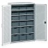 40022066 - Armoire à Portes battantes SMF-13620-25 - Portes à Bacs, 6 Tablettes, 18 Eurobox - LxPxH 1300x650x2000mm - Gris Clair RAL 7035 40022066 - Armoire à Portes battantes SMF-13620-25 - Portes à Bacs, 6 Tablettes, 18 Eurobox - LxPxH 1300x650x2000mm - Gris Clair RAL 7035