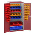 40021130 - Armoire CUBIO SMF-10620-26 - Portes à Bacs, Fond Bacs, 3 Tablettes, 81 Bacs - LxPxH 1050x650x2000mm - Rouge Pourpre RAL 3004 40021130 - Armoire CUBIO SMF-10620-26 - Portes à Bacs, Fond Bacs, 3 Tablettes, 81 Bacs - LxPxH 1050x650x2000mm - Rouge Pourpre RAL 3004