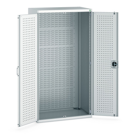 40021103 - Armoire CUBIO SMF-10620-14 - Avec Portes Perfo et Fond à Bacs - LxPxH 1050x650x2000mm - Gris Clair RAL 7035 40021103 - Armoire CUBIO SMF-10620-14 - Avec Portes Perfo et Fond à Bacs - LxPxH 1050x650x2000mm - Gris Clair RAL 7035