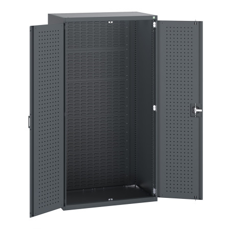 40021103 - Armoire CUBIO SMF-10620-14 - Avec Portes Perfo et Fond à Bacs - LxPxH 1050x650x2000mm - Full Gris Anthracite RAL 7016 40021103 - Armoire CUBIO SMF-10620-14 - Avec Portes Perfo et Fond à Bacs - LxPxH 1050x650x2000mm - Full Gris Anthracite RAL 7016