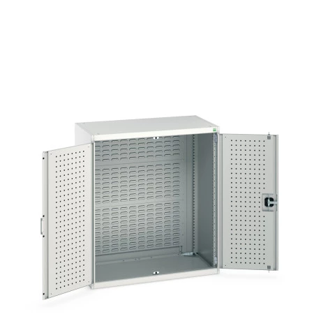 40021199 - Armoire CUBIO SMF-10612-1 - Avec Portes Perfo et Fond à Bacs - LxPxH 1050x650x1200mm - Gris Clair RAL 7035 40021199 - Armoire CUBIO SMF-10612-1 - Avec Portes Perfo et Fond à Bacs - LxPxH 1050x650x1200mm - Gris Clair RAL 7035