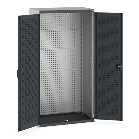 40021127 - Armoire CUBIO SMF-10620-21 - Avec Portes à Bacs et Fond à Perfo - LxPxH 1050x650x2000mm - Gris Anthracite RAL 7016 40021127 - Armoire CUBIO SMF-10620-21 - Avec Portes à Bacs et Fond à Perfo - LxPxH 1050x650x2000mm - Gris Anthracite RAL 7016