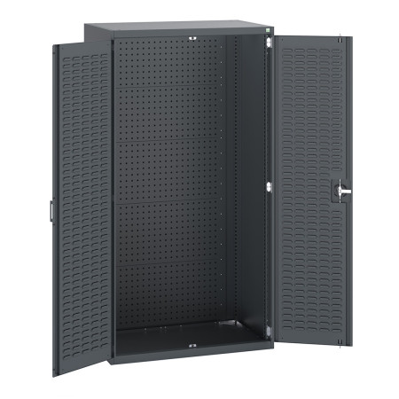 40021127 - Armoire CUBIO SMF-10620-21 - Avec Portes à Bacs et Fond à Perfo - LxPxH 1050x650x2000mm - Full Gris Anthracite RAL 7016 40021127 - Armoire CUBIO SMF-10620-21 - Avec Portes à Bacs et Fond à Perfo - LxPxH 1050x650x2000mm - Full Gris Anthracite RAL 7016