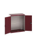 40021199 - Armoire CUBIO SMF-10612-1 - Avec Portes Perfo et Fond à Bacs - LxPxH 1050x650x1200mm - Rouge Pourpre RAL 3004 40021199 - Armoire CUBIO SMF-10612-1 - Avec Portes Perfo et Fond à Bacs - LxPxH 1050x650x1200mm - Rouge Pourpre RAL 3004
