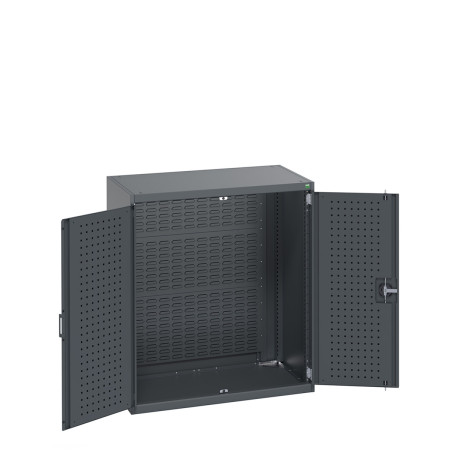 40021199 - Armoire CUBIO SMF-10612-1 - Avec Portes Perfo et Fond à Bacs - LxPxH 1050x650x1200mm - Full Gris Anthracite RAL 7016 40021199 - Armoire CUBIO SMF-10612-1 - Avec Portes Perfo et Fond à Bacs - LxPxH 1050x650x1200mm - Full Gris Anthracite RAL 7016
