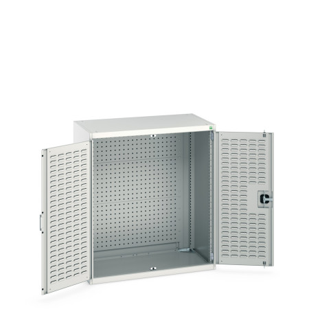 40021198 - Armoire CUBIO SMF-10612-21 - Avec Portes à Bacs et Fond Perfo - LxPxH 1050x650x1200mm - Gris Clair RAL 7035 40021198 - Armoire CUBIO SMF-10612-21 - Avec Portes à Bacs et Fond Perfo - LxPxH 1050x650x1200mm - Gris Clair RAL 7035
