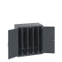 40301029 - Armoire CUBIO SMV-10612-43 - Portes Perfo, 4 Pann à Bacs Coulissants - LxPxH 1050x650x1200mm - Full Gris Anthracite RAL 7016 40301029 - Armoire CUBIO SMV-10612-43 - Portes Perfo, 4 Pann à Bacs Coulissants - LxPxH 1050x650x1200mm - Full Gris Anthracite RAL 7016