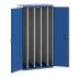 40301035 - Armoire CUBIO SMV-10620-43 - Portes Perfo 4 Pann à Bacs Coulissants - LxPxH 1050x650x2000mm - Bleu Gentiane RAL 5010 40301035 - Armoire CUBIO SMV-10620-43 - Portes Perfo 4 Pann à Bacs Coulissants - LxPxH 1050x650x2000mm - Bleu Gentiane RAL 5010