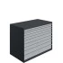 Armoire à Tiroirs ATS - De 3 à 10 Tiroirs - LxPxH 1300x750x1000 mm - Caisson Gris Anthracite RAL 7016 Façade Gris Clair RAL 7035 Armoire à Tiroirs ATS - De 3 à 10 Tiroirs - LxPxH 1300x750x1000 mm - Caisson Gris Anthracite RAL 7016 Façade Gris Clair RAL 7035