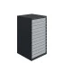 Armoire à Tiroirs ATS - De 4 à 12 Tiroirs - LxPxH 700x750x1300 mm - Caisson Gris Anthracite RAL 7016 Façade Gris Clair RAL 7035 Armoire à Tiroirs ATS - De 4 à 12 Tiroirs - LxPxH 700x750x1300 mm - Caisson Gris Anthracite RAL 7016 Façade Gris Clair RAL 7035