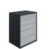 Armoire à Tiroirs ATS - De 4 à 12 Tiroirs - LxPxH 1000x750x1300 mm - Caisson Gris Anthracite RAL 7016 Façade Gris Clair RAL 7035 Armoire à Tiroirs ATS - De 4 à 12 Tiroirs - LxPxH 1000x750x1300 mm - Caisson Gris Anthracite RAL 7016 Façade Gris Clair RAL 7035