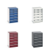 40019059 - CUBIO Armoire à Tiroirs SL-6610-61 - Avec 6 Tiroirs - LxPxH 650x650x1000mm 40019059 - CUBIO Armoire à Tiroirs SL-6610-61 - Avec 6 Tiroirs - LxPxH 650x650x1000mm