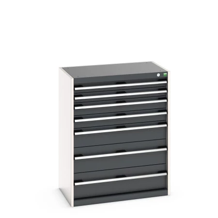 40012100 - Armoire à Tiroirs SL-8510-7 - Avec 7 Tiroirs - LxPxH 800x525x1000mm - Gris Anthracite RAL 7016 40012100 - Armoire à Tiroirs SL-8510-7 - Avec 7 Tiroirs - LxPxH 800x525x1000mm - Gris Anthracite RAL 7016