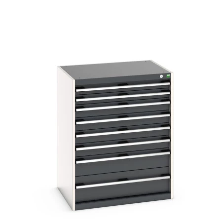 40020142 - Armoire à Tiroirs CUBIO SL-8610-8 - Avec 8 Tiroirs - LxPxH 800x650x1000mm - Gris Anthracite RAL 7016 40020142 - Armoire à Tiroirs CUBIO SL-8610-8 - Avec 8 Tiroirs - LxPxH 800x650x1000mm - Gris Anthracite RAL 7016