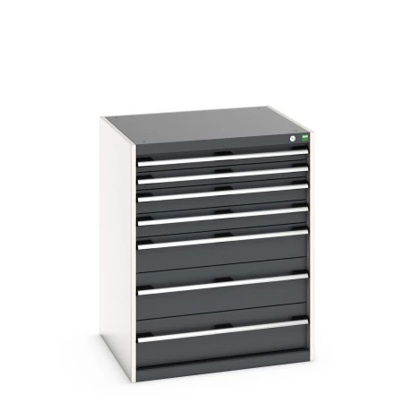 40028023 - CUBIO Armoire à Tiroirs SL-8710-73 - Avec 7 Tiroirs - LxPxH 800x750x1000mm - Gris Anthracite RAL 7016 40028023 - CUBIO Armoire à Tiroirs SL-8710-73 - Avec 7 Tiroirs - LxPxH 800x750x1000mm - Gris Anthracite RAL 7016