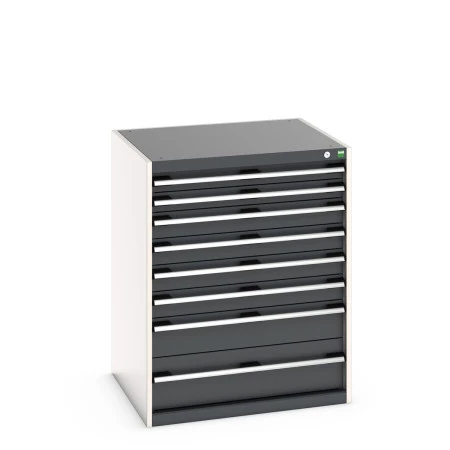 40028029 - Armoire à Tiroirs CUBIO SL-8710-83 - Avec 8 Tiroirs - LxPxH 800x750x1000mm - Gris Anthracite RAL 7016 40028029 - Armoire à Tiroirs CUBIO SL-8710-83 - Avec 8 Tiroirs - LxPxH 800x750x1000mm - Gris Anthracite RAL 7016
