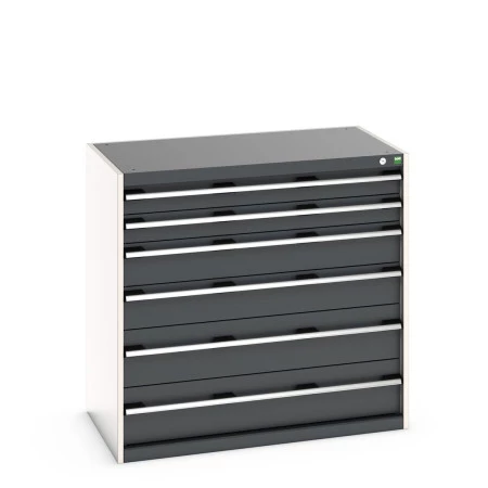 40021227 - CUBIO Armoire à Tiroirs SL-10610-63 - Avec 6 Tiroirs - LxPxH 1050x650x1000mm - Gris Anthracite RAL 7016 40021227 - CUBIO Armoire à Tiroirs SL-10610-63 - Avec 6 Tiroirs - LxPxH 1050x650x1000mm - Gris Anthracite RAL 7016