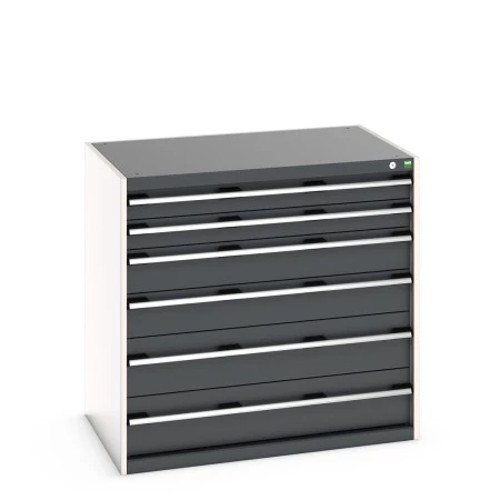 40029107 - CUBIO Armoire à Tiroirs SL-10710-63 - Avec 6 Tiroirs - LxPxH 1050x750x1000mm - Gris Anthracite RAL 7016 40029107 - CUBIO Armoire à Tiroirs SL-10710-63 - Avec 6 Tiroirs - LxPxH 1050x750x1000mm - Gris Anthracite RAL 7016