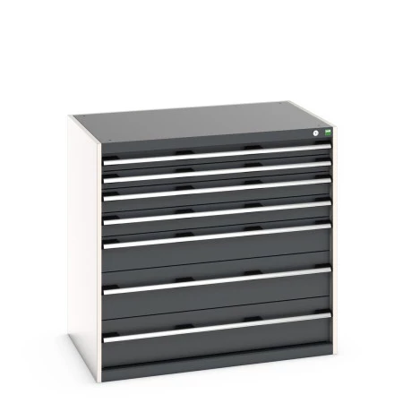 40029021 - CUBIO Armoire à Tiroirs SL-10710 71 - Avec 7 Tiroirs - LxPxH 1050x750x1000mm - Gris Anthracite RAL 7016 40029021 - CUBIO Armoire à Tiroirs SL-10710 71 - Avec 7 Tiroirs - LxPxH 1050x750x1000mm - Gris Anthracite RAL 7016