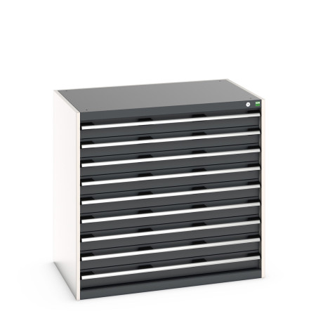 40029027 - Armoire à Tiroirs CUBIO SL-10710-91 - Avec 9 Tiroirs - LxPxH 1050x750x1000mm - Gris Anthracite RAL 7016 40029027 - Armoire à Tiroirs CUBIO SL-10710-91 - Avec 9 Tiroirs - LxPxH 1050x750x1000mm - Gris Anthracite RAL 7016