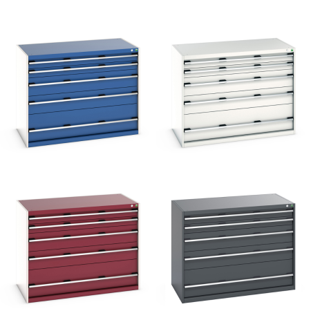 40030091 - CUBIO Armoire à Tiroirs SL-13710-53 - Avec 5 Tiroirs - LxPxH 1300x750x1000mm 40030091 - CUBIO Armoire à Tiroirs SL-13710-53 - Avec 5 Tiroirs - LxPxH 1300x750x1000mm