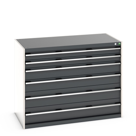 40030093 - CUBIO Armoire à Tiroirs SL-13710-61 - Avec 6 Tiroirs - LxPxH 1300x750x1000mm - Gris Anthracite RAL 7016 40030093 - CUBIO Armoire à Tiroirs SL-13710-61 - Avec 6 Tiroirs - LxPxH 1300x750x1000mm - Gris Anthracite RAL 7016