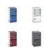 40018055 - CUBIO Armoire à Tiroirs et Porte SL-5610-5 - Avec 4 Tiroirs et 1 Porte - LxPxH 525x650x1000mm 40018055 - CUBIO Armoire à Tiroirs et Porte SL-5610-5 - Avec 4 Tiroirs et 1 Porte - LxPxH 525x650x1000mm