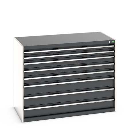 40030019 - Armoire à Tiroirs CUBIO SL-13710-81 - Avec 8 Tiroirs - LxPxH 1300x750x1000mm - Gris Anthracite RAL 7016 40030019 - Armoire à Tiroirs CUBIO SL-13710-81 - Avec 8 Tiroirs - LxPxH 1300x750x1000mm - Gris Anthracite RAL 7016