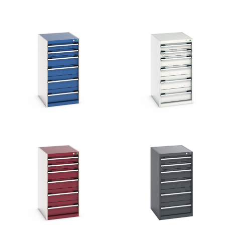 40018059 - CUBIO Armoire à Tiroirs SL-5610-61 - Avec 6 Tiroirs - LxPxH 525x650x1000mm 40018059 - CUBIO Armoire à Tiroirs SL-5610-61 - Avec 6 Tiroirs - LxPxH 525x650x1000mm