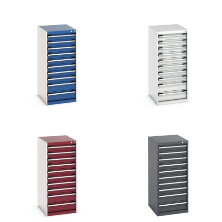 40018073 - Armoire à Tiroirs CUBIO SL-5612-10 - Avec 10 Tiroirs - LxPxH 525x650x1200mm 40018073 - Armoire à Tiroirs CUBIO SL-5612-10 - Avec 10 Tiroirs - LxPxH 525x650x1200mm