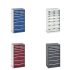 40011064 - Armoire à Tiroirs CUBIO SL-6512-81 - Avec 8 Tiroirs - LxPxH 650x525x1200mm 40011064 - Armoire à Tiroirs CUBIO SL-6512-81 - Avec 8 Tiroirs - LxPxH 650x525x1200mm