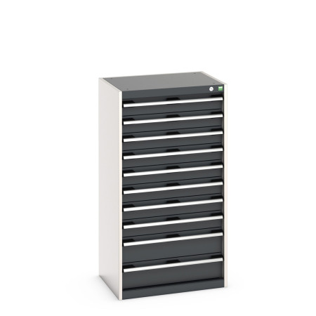 40011065 - Armoire à Tiroirs CUBIO SL-6512-101 - Avec 10 Tiroirs - LxPxH 650x525x1200mm - Gris Anthracite RAL 7016 40011065 - Armoire à Tiroirs CUBIO SL-6512-101 - Avec 10 Tiroirs - LxPxH 650x525x1200mm - Gris Anthracite RAL 7016