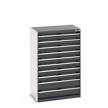 40012108 - Armoire à Tiroirs CUBIO SL-8512-101 - Avec 10 Tiroirs - LxPxH 800x525x1200mm - Gris Anthracite RAL 7016 40012108 - Armoire à Tiroirs CUBIO SL-8512-101 - Avec 10 Tiroirs - LxPxH 800x525x1200mm - Gris Anthracite RAL 7016