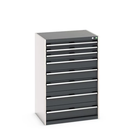 40020061 - CUBIO Armoire à Tiroirs SL-8612-81 - Avec 8 Tiroirs - LxPxH 800x650x1200mm - Gris Anthracite RAL 7016 40020061 - CUBIO Armoire à Tiroirs SL-8612-81 - Avec 8 Tiroirs - LxPxH 800x650x1200mm - Gris Anthracite RAL 7016