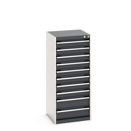40010123 - Armoire à Tiroirs CUBIO SL-5512-10 - Avec 10 Tiroirs - LxPxH 525x525x1200mm - Gris Anthracite RAL 7016 40010123 - Armoire à Tiroirs CUBIO SL-5512-10 - Avec 10 Tiroirs - LxPxH 525x525x1200mm - Gris Anthracite RAL 7016
