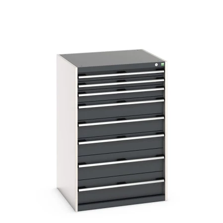 40028033 - CUBIO Armoire à Tiroirs SL-8712-81 - Avec 8 Tiroirs - LxPxH 800x750x1200mm - Gris Anthracite RAL 7016 40028033 - CUBIO Armoire à Tiroirs SL-8712-81 - Avec 8 Tiroirs - LxPxH 800x750x1200mm - Gris Anthracite RAL 7016