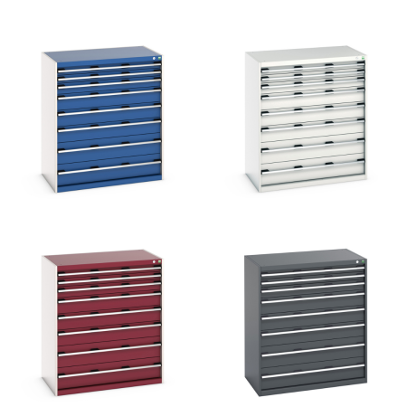 40021039 - CUBIO Armoire à Tiroirs SL-10612-81 - Avec 8 Tiroirs - LxPxH 1050x650x1200mm 40021039 - CUBIO Armoire à Tiroirs SL-10612-81 - Avec 8 Tiroirs - LxPxH 1050x650x1200mm