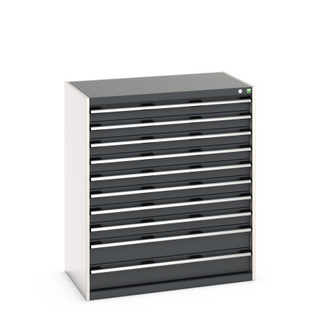 40021041 - CUBIO Armoire à Tiroirs SL-10612-101 - Avec 10 Tiroirs - LxPxH 1050x650x1200mm - Gris Anthracite RAL 7016 40021041 - CUBIO Armoire à Tiroirs SL-10612-101 - Avec 10 Tiroirs - LxPxH 1050x650x1200mm - Gris Anthracite RAL 7016