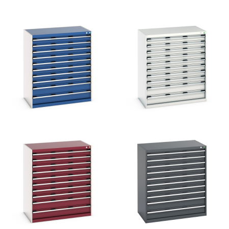 40021041 - CUBIO Armoire à Tiroirs SL-10612-101 - Avec 10 Tiroirs - LxPxH 1050x650x1200mm 40021041 - CUBIO Armoire à Tiroirs SL-10612-101 - Avec 10 Tiroirs - LxPxH 1050x650x1200mm