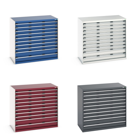 40030025 - CUBIO Armoire à Tiroirs SL 13712-10 - Avec 10 Tiroirs - LxPxH 1300x750x1200mm 40030025 - CUBIO Armoire à Tiroirs SL 13712-10 - Avec 10 Tiroirs - LxPxH 1300x750x1200mm