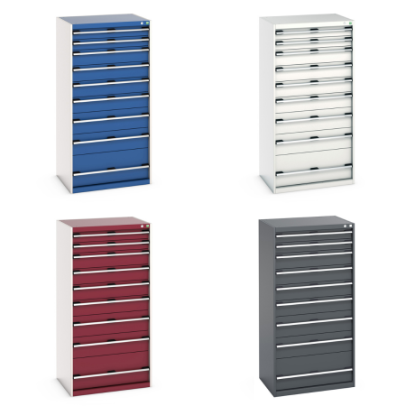 40020067 - CUBIO Armoire à Tiroirs SL-8616-91 - Avec 9 Tiroirs - LxPxH 800x650x1600mm 40020067 - CUBIO Armoire à Tiroirs SL-8616-91 - Avec 9 Tiroirs - LxPxH 800x650x1600mm