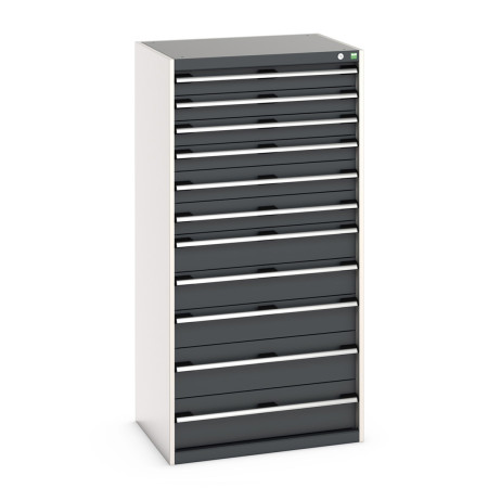 40020069 - CUBIO Armoire à Tiroirs SL-8616-111 - Avec 11 Tiroirs - LxPxH 800x650x1600mm - Gris Anthracite RAL 7016 40020069 - CUBIO Armoire à Tiroirs SL-8616-111 - Avec 11 Tiroirs - LxPxH 800x650x1600mm - Gris Anthracite RAL 7016