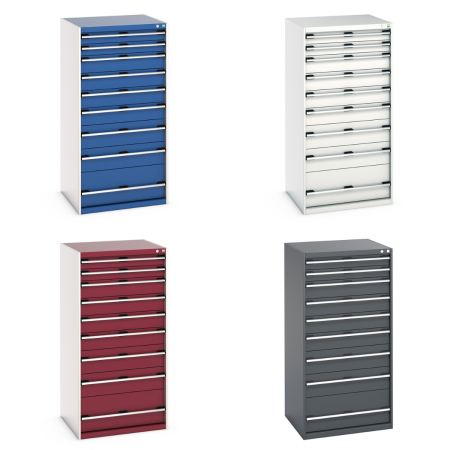 40028039 - CUBIO Armoire à Tiroirs SL-8716-91 - Avec 9 Tiroirs - LxPxH 800x750x1600mm 40028039 - CUBIO Armoire à Tiroirs SL-8716-91 - Avec 9 Tiroirs - LxPxH 800x750x1600mm